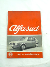 MANUALE USO MANUTENZIONE ALFA