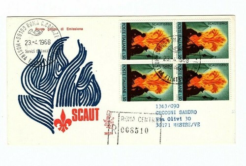 Repubblica italiana busta fdc - italiana,