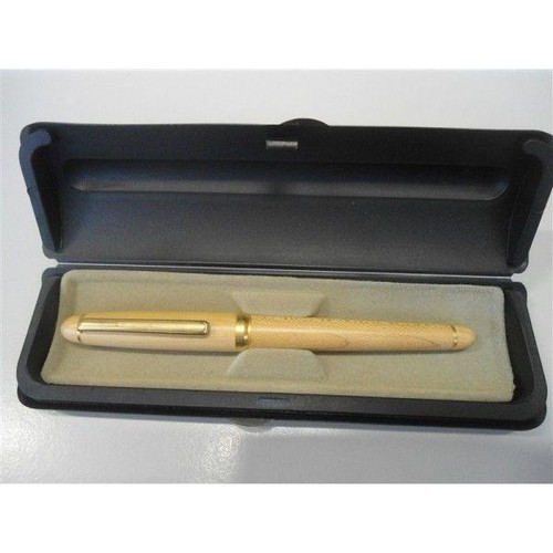 Penna stilografica fusto legno - penna,