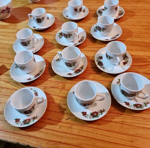 Set tazzine piattini made - set, 12