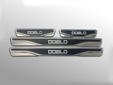 Per Fiat Doblo Cromo/Carbonio