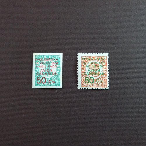 Spagna 1937 isole canarie - 1937/,