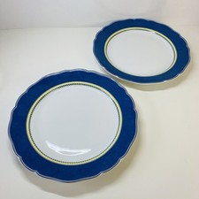 Piatto Hutschenreuther Medley Mantova Blu 10,5" x 2 - Ottime condizioni