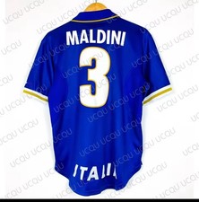 Replica Maglietta storica di Paolo Maldini del mondiale per la nazionale italia
