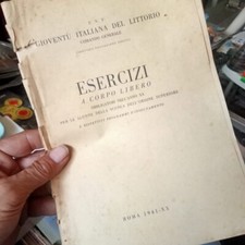 ESERCIZI A CORPO LIBERO ROMA 1941 PNF -GIL GINNASTICA FEMMINILE FASCISMO