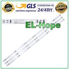 KIT 3 BARRE STRIP 6 LED TV LG