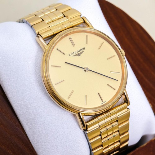 Longines 637 gold round - longines,