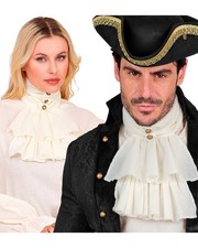 Jabot elegante color crema