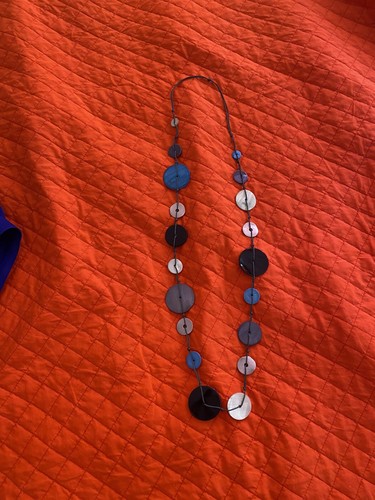 Collana lunga particolare con - collana,
