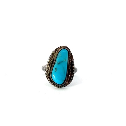 Anello turchese naturale - turchese,