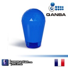 Poignée joystick Qanba - Prizm Poire - Bat Top - Bleue - Blue