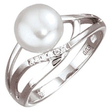 Anello donna perla coltivata - anello,
