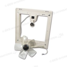 Kit Turbo Vent 28F Ventola Motore 12V Oblò Fiamma 28x28 Camper Caravan Furgone