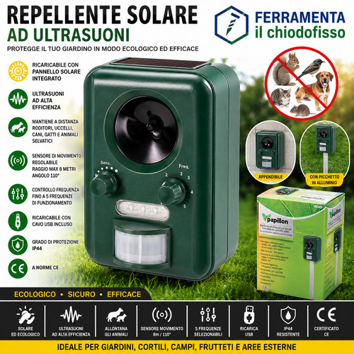 Repellente solare ultrasuoni - repellente,