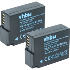 2x Batteria per Panasonic Lumix DMC-GH2S DMC-GH2KS DMC-GX8 DMC-GX8A 1000mAh 7,2V
