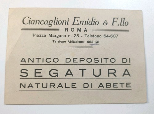 Cartolina pubblicitaria roma - cartolina,