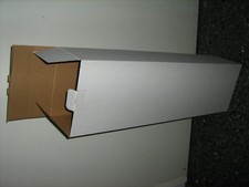 50 scatole cartone semirigido bianco 19x12x68cm