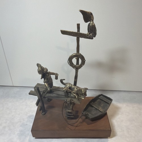 Scultura mobile bijan metallo - scultura,