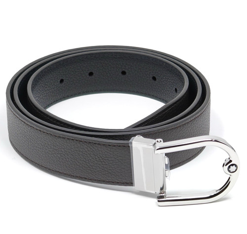 Montblanc cintura pelle nero - montblanc,