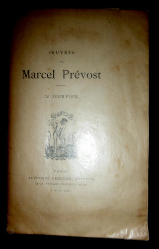 Marcel prevost scorpion 1 - marcel, scorpion-1