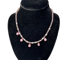 Collana perline rosa - collana,