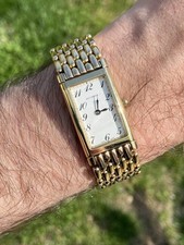 Orologio Watch Bucherer Tank Quartz Vintage Swiss Rare