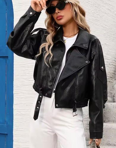 Giacca pelle donna - giacca,