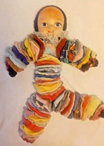 Vintage cute doll rag - vintage, yo-yo