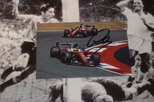 Autografo lewis hamilton foto - hamilton,