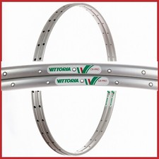 NOS VITTORIA CX-PRO CERCHI BICI DA STRADA 28" 700c 32H TUBOLARI VINTAGE ROAD RACING NUOVI