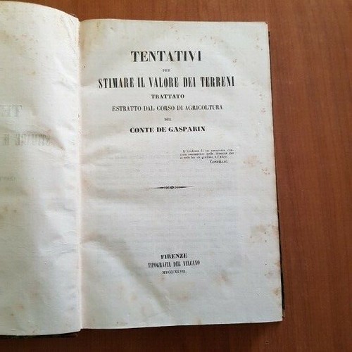 Gasparin tentativi per - ,