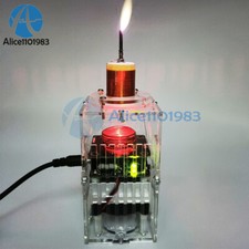 Kit fai da te HFSSTC Tesla bobina alta frequenza elettronica a forma di candela alimentatore