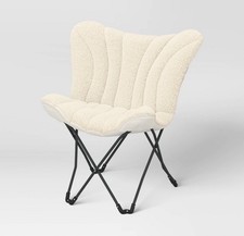 Sedia a farfalla finta crema