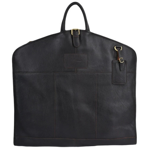 Leather suit carrier - suit,