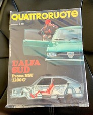 QUATTRORUOTE DICEMBRE 1971, N.192, L'ALFA SUD, DA MAGAZZINO