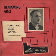 Beniamino gigli canti sacri - gigli,
