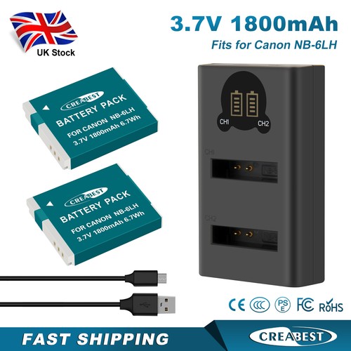 6lh nb6l batteria e - 2x,
