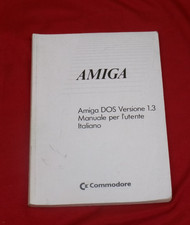 Manuale Amiga DOS 1.3 originale guida utente retrocomputer Commodore 1988 italia