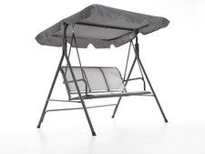 Dondolo 3 posti grigio mod ocean arredo giardino per esterno giardino mis.170