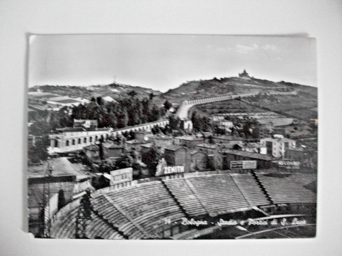 Cartolina vintage stadio campo - vintage,