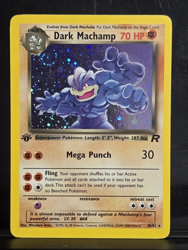 Dark machamp holo team - 10/82,