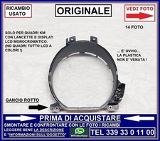 CORNICE PLASTICA TRASPARENTE QUADRO STRUMENTI CONTA KM FIAT 500 mod 312 1.2 1.3