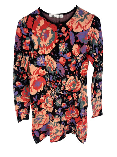 Zara vestito maglione taglia - zara,