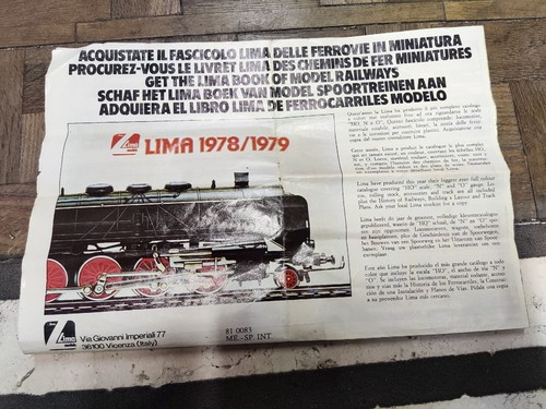 Catalogo trenini lima - lima, 1978-79