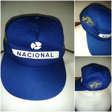 Ayrton Senna NACIONAL Formula 1 Cap Snapback Blue Vintage F1 '80 Cappello Signed
