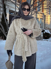 Cappotto pelliccia sintetica