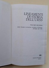 LINEAMENTI DI STORIA DELL'URSS VOL. II (1982)