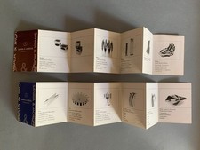 Sawaya & Moroni two mini catalogues Silver objects '90