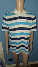 AMERIGO VESPUCCI MAGLIA POLO UOMO MANICA CORTA A RIGHE TAGLIA L 100% COTONE