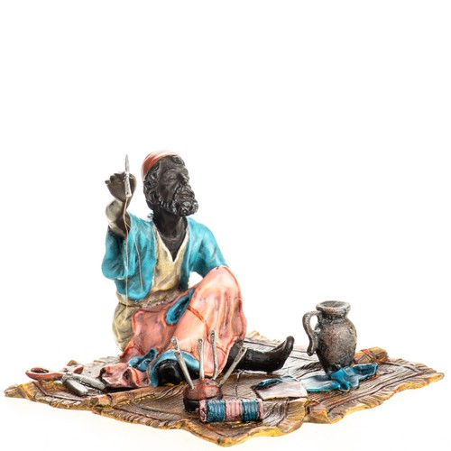 Scultura bronzo uomo - in,